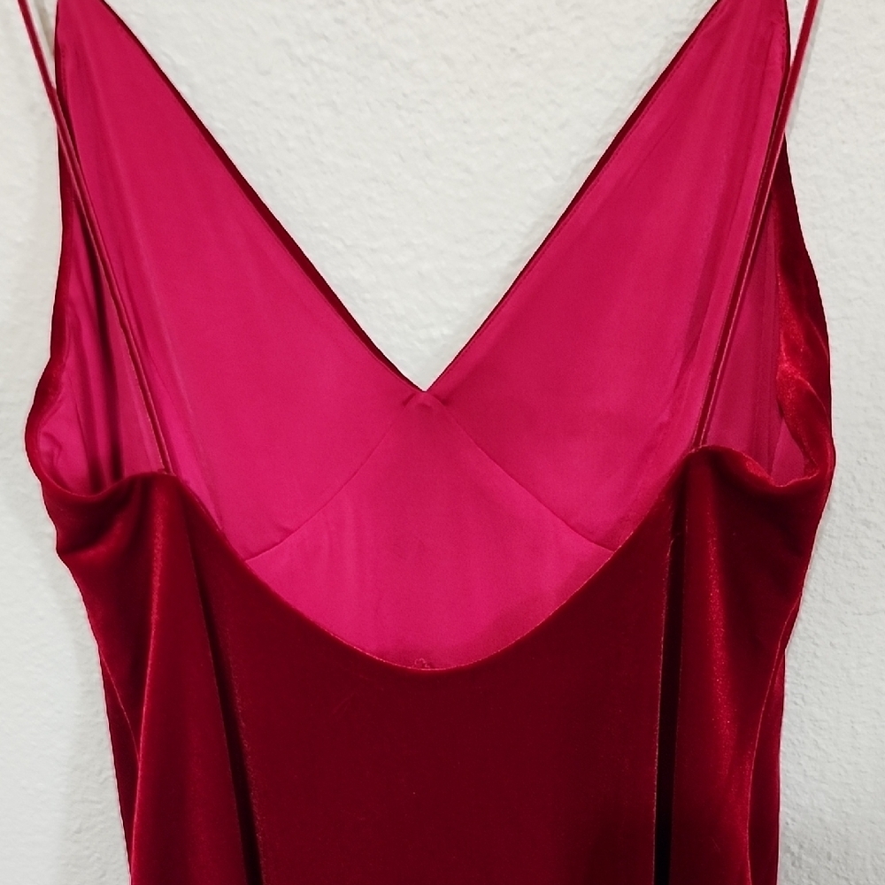 Lovers + Friends Red Spaghetti Strap Slip Dress - Picture 9 of 9